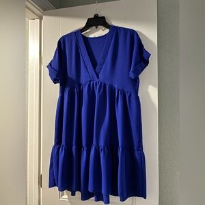 SHEIN Blue Mini Dress